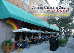 Outside dining at Willow Tree Cafe in Sanford